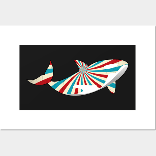 Orca Retro Style Killer Whale Posters and Art